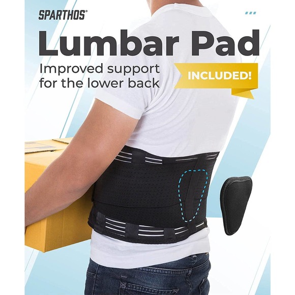Sparthos Back Support Back Brace Belt - Picture 9 of 12